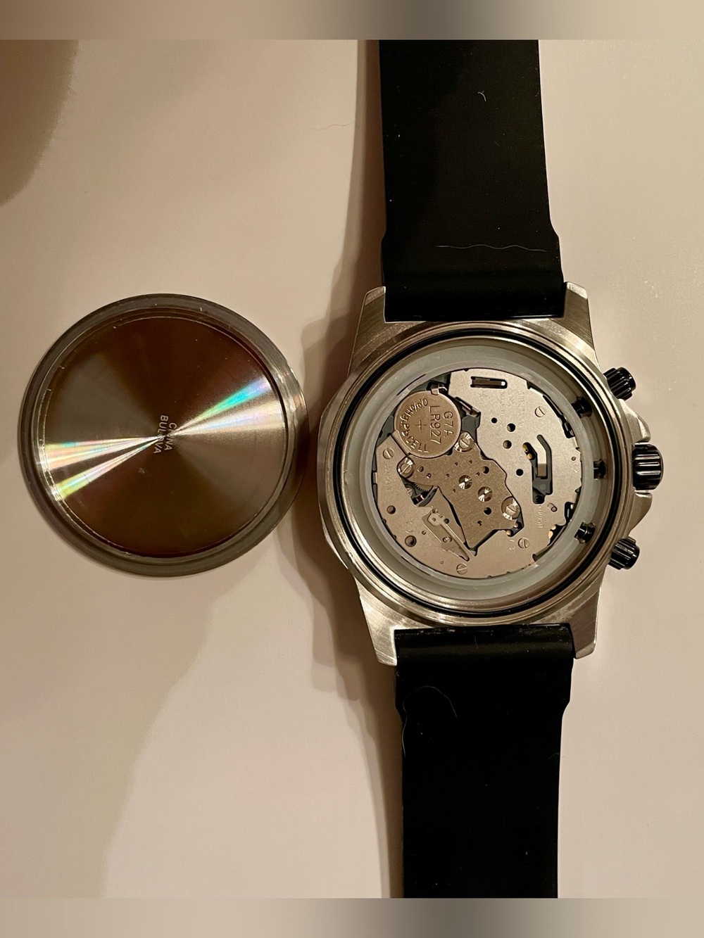Bulova Marine Star Black and Silver Watch - Picture 5 of 7